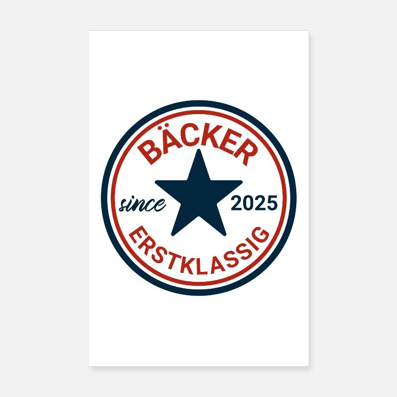 Sceau vintage Baker Poster 20 x 30 cm