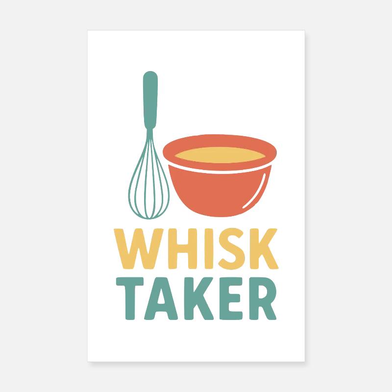 Fouet Taker Illustration Design Poster 20 x 30 cm