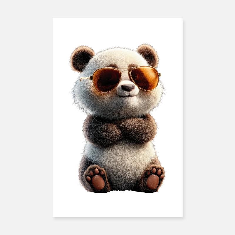 Panda Ours Pandas Géants Panda Géant Mignon Panda Ours Panda Poster 20 x 30 cm