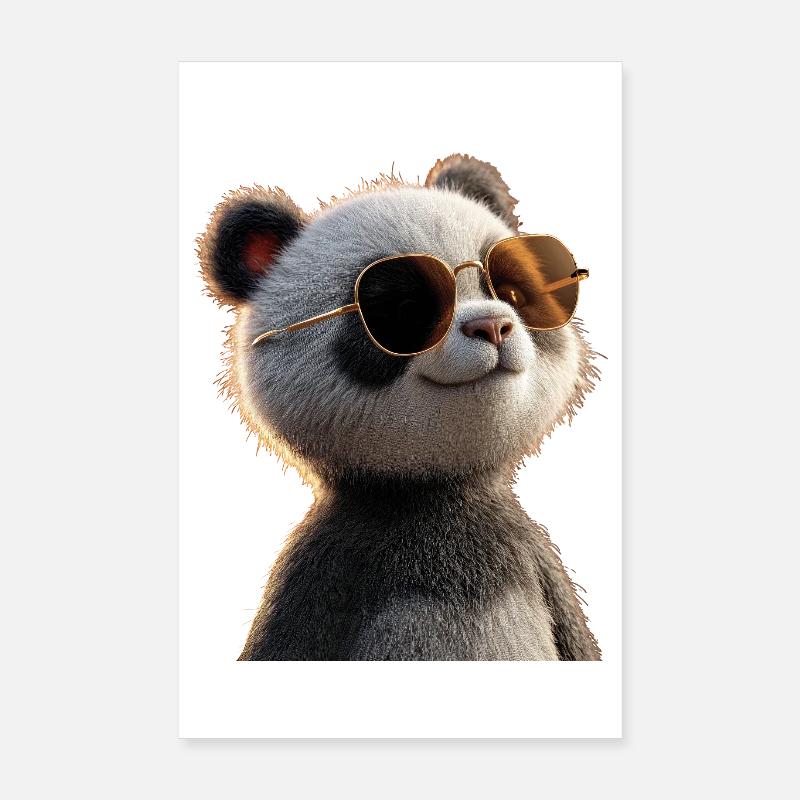 Panda Ours Pandas Géants Panda Géant Mignon Panda Ours Panda Poster 20 x 30 cm