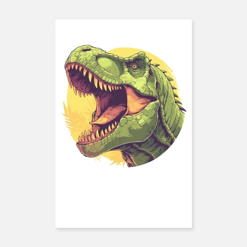 Dino Dinosaure Dinosaure Poster 20 x 30 cm