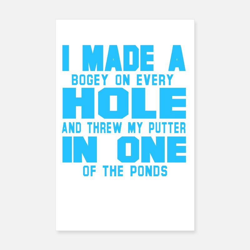 Le golf parce que les autres sports ne peuvent tout simplement pas rivaliser Poster 20 x 30 cm