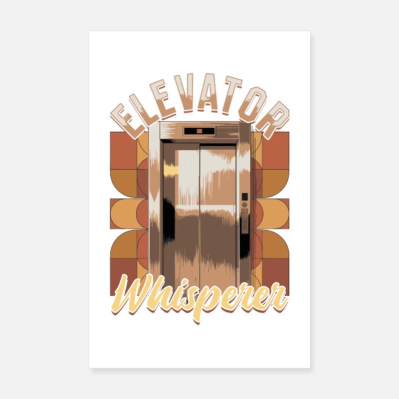 Elevator toddler & kids Poster 8" x 12" (20x30 cm)