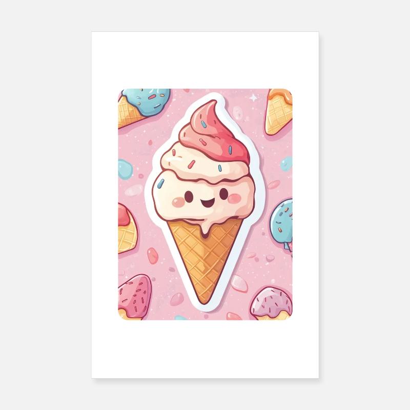 eiscreme Poster 8" x 12" (20x30 cm)