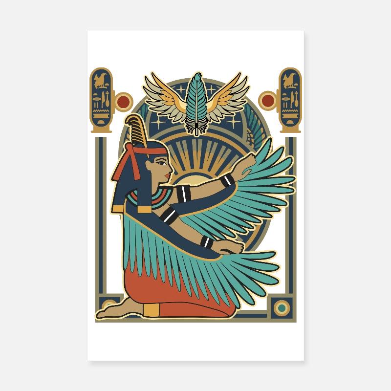 MAAT Déesse de la Justice Poster 20 x 30 cm