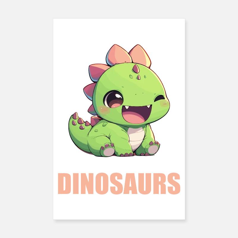 Dino Dinosaure Dinosaure Poster 20 x 30 cm