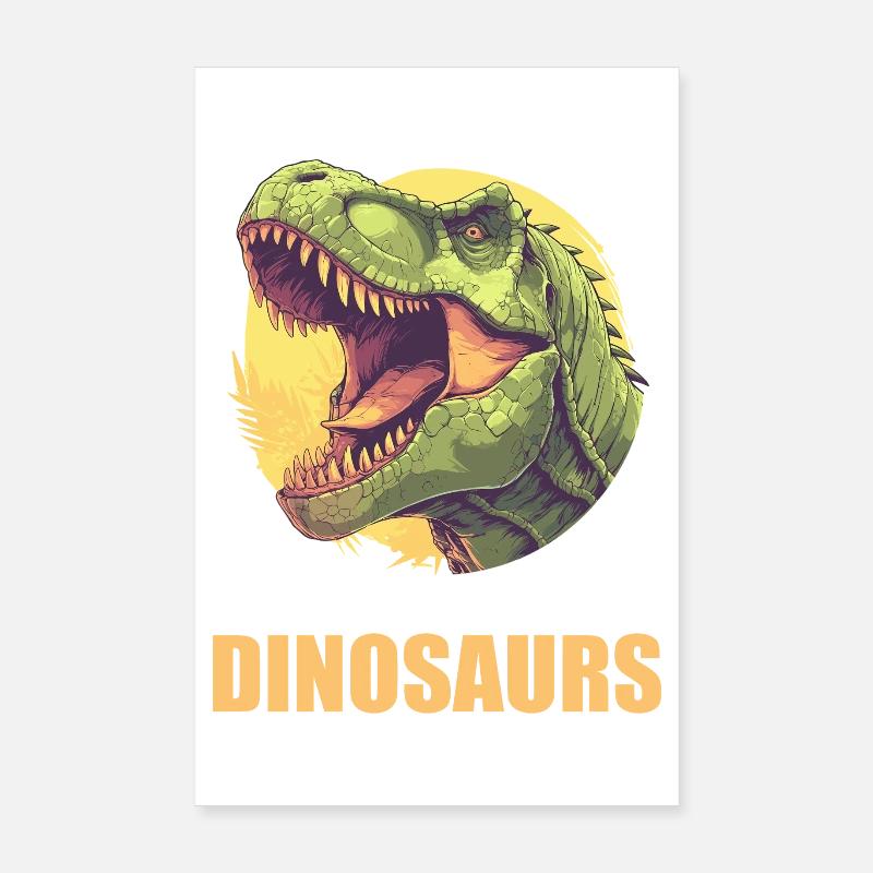 Dino Dinosaure Dinosaure Poster 20 x 30 cm