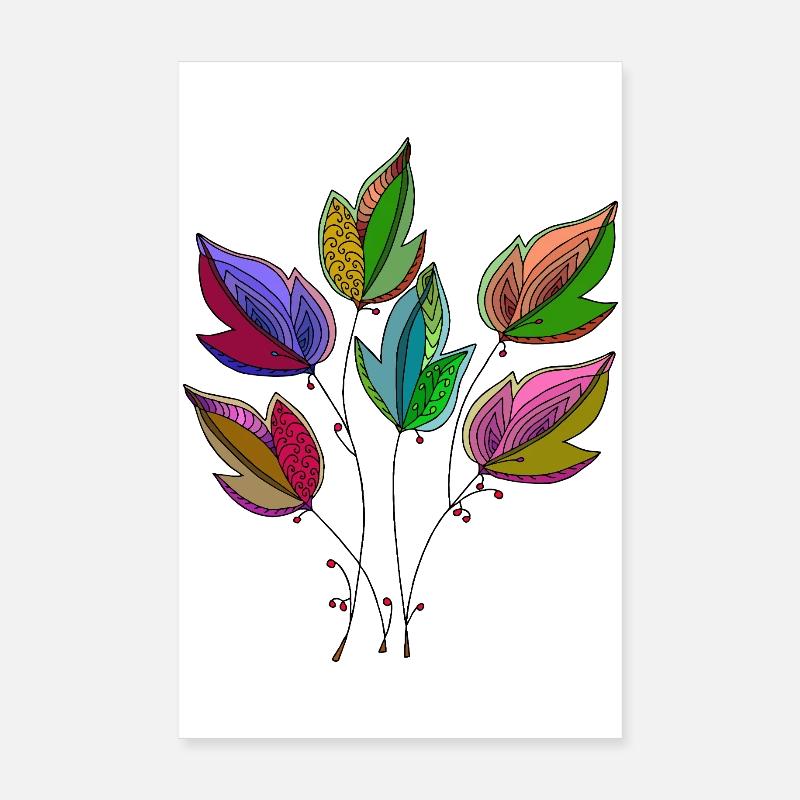 Blätter Poster 20x30 cm
