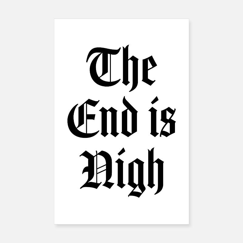 La fin est proche Poster 20 x 30 cm