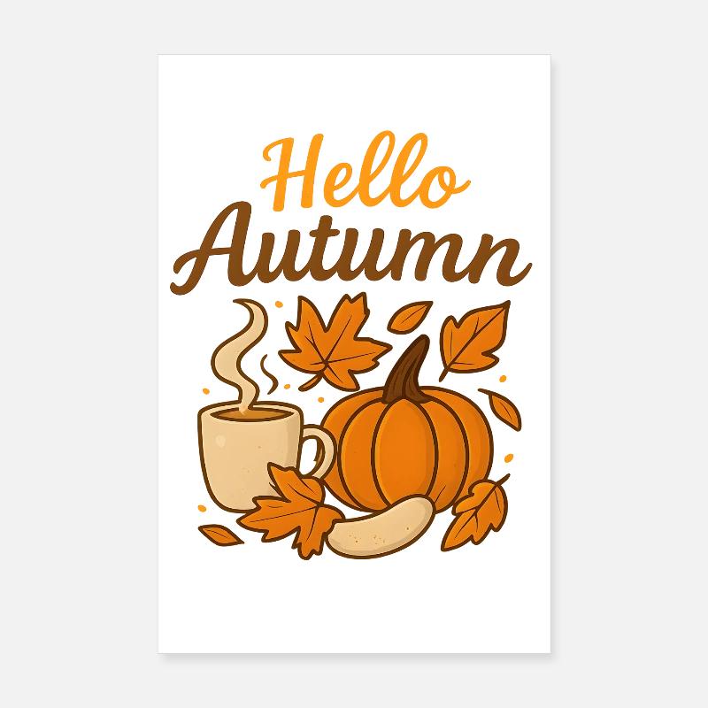 Hello Autumn – Autumnal mood Poster 8" x 12" (20x30 cm)