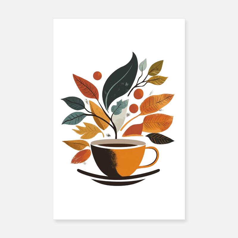 Kaffee Poster 20x30 cm