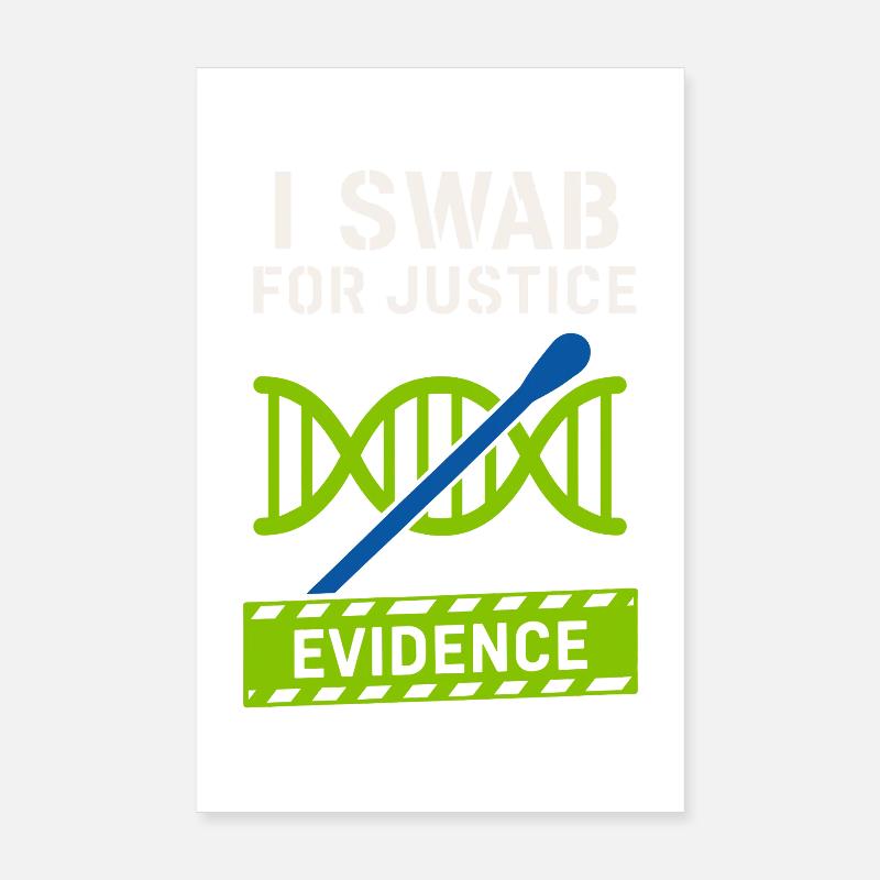 Forensic Chemist Crime Lab Toxicology Poster 8" x 12" (20x30 cm)