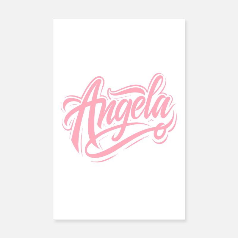 Lass das mal die Angela machen - Namenstag Poster 20x30 cm