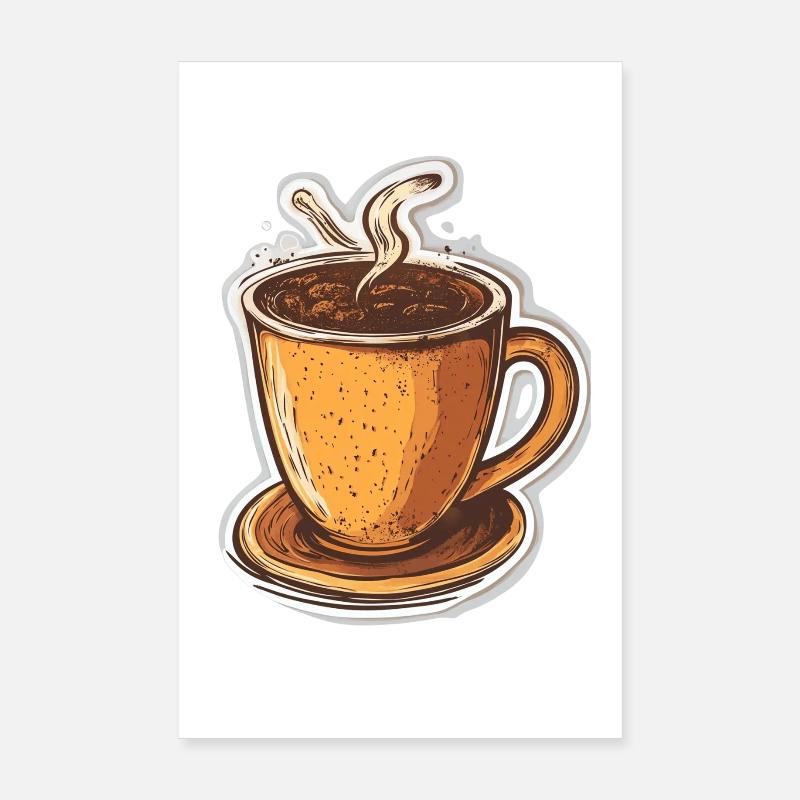 Coffee Poster 8" x 12" (20x30 cm)