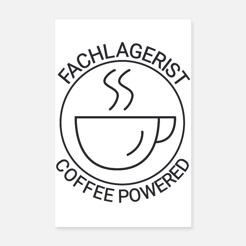 Warehouse Specialist Coffee Powered Poster 8" x 12" (20x30 cm)