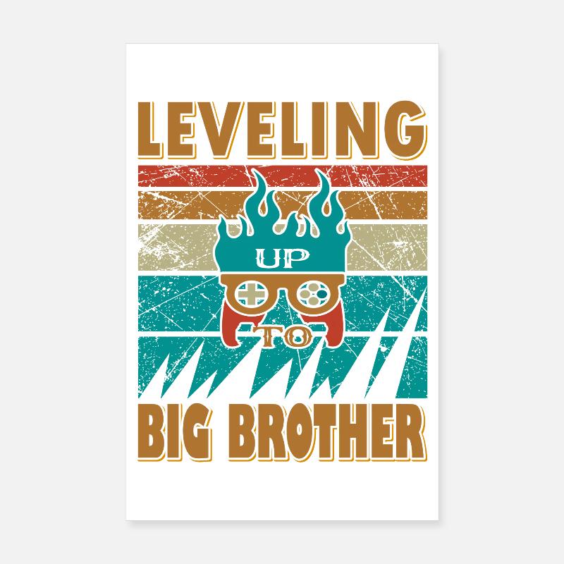 Conception Bruder inspirée du jeu vidéo Poster 20 x 30 cm