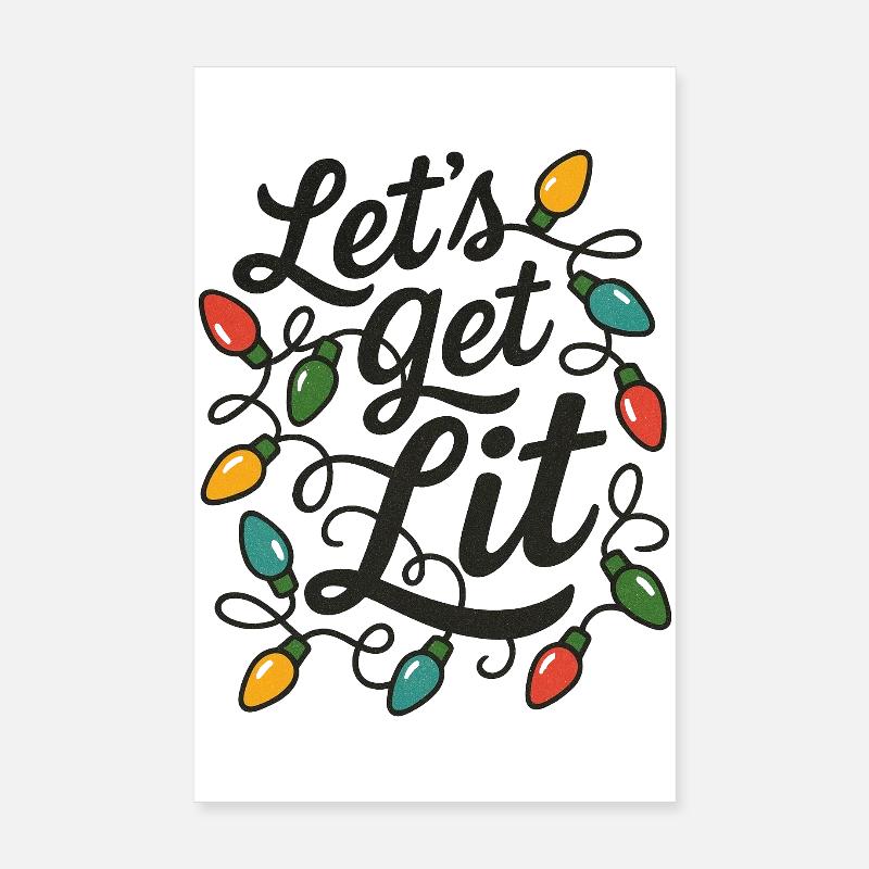 Lass dich beleuchten Poster 20x30 cm