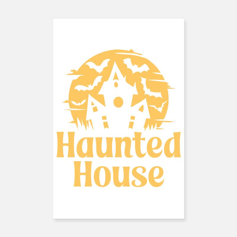 maison hantée Poster 20 x 30 cm