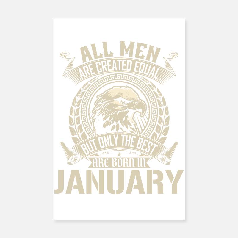 January Eagle Unity Motif Poster 8" x 12" (20x30 cm)