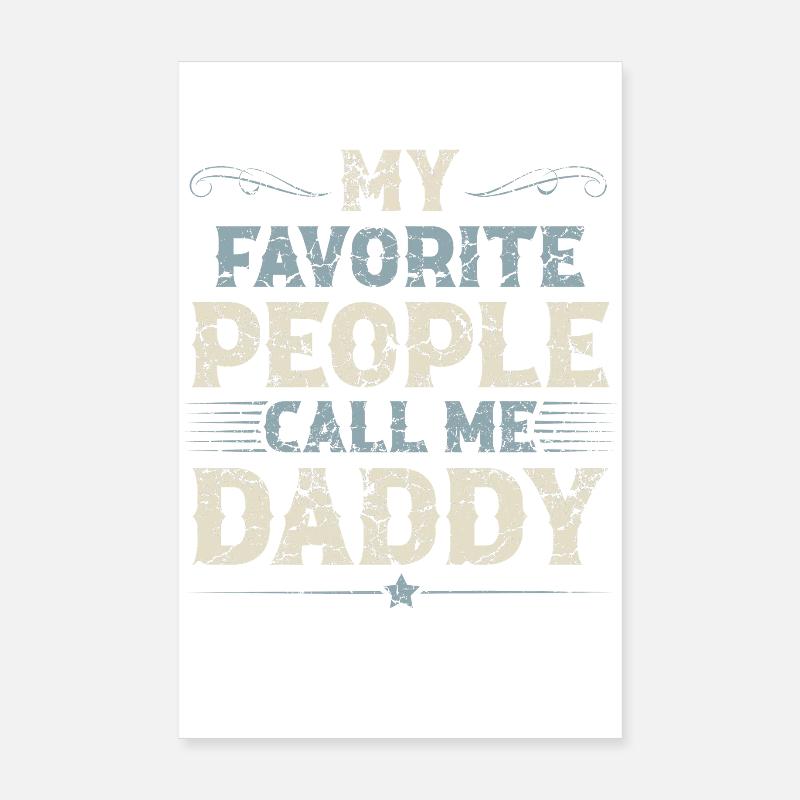 dad father Poster 8" x 12" (20x30 cm)