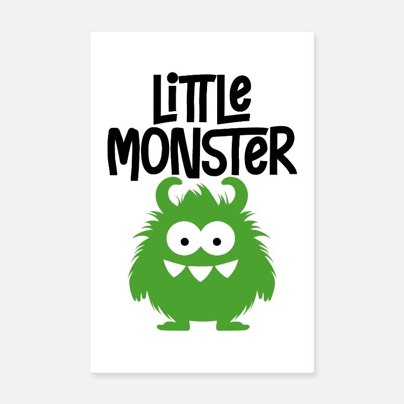 Little Monster Poster 8" x 12" (20x30 cm)