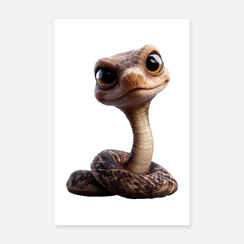 serpent, python, cobra, serpent à sonnettes, serpents Poster 20 x 30 cm