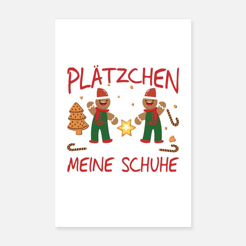Tenue de Noël Cookie Baking Noël Poster 20 x 30 cm