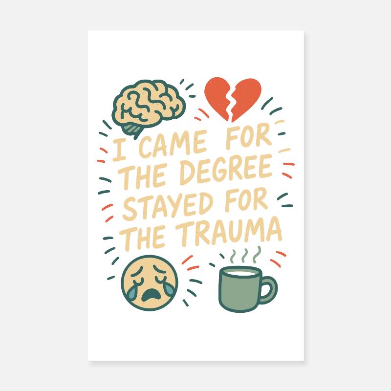 Future psychologist diagnose me Poster 8" x 12" (20x30 cm)