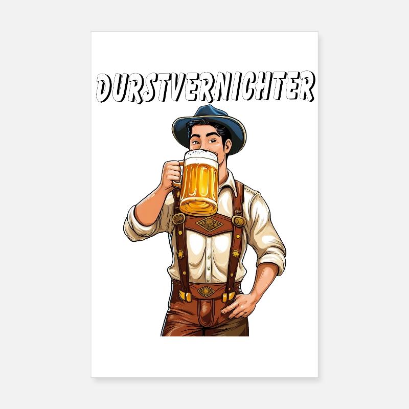 MANN Bier Poster 20x30 cm