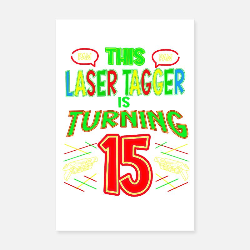 Ce marqueur laser a 15 ans laser Poster 20 x 30 cm
