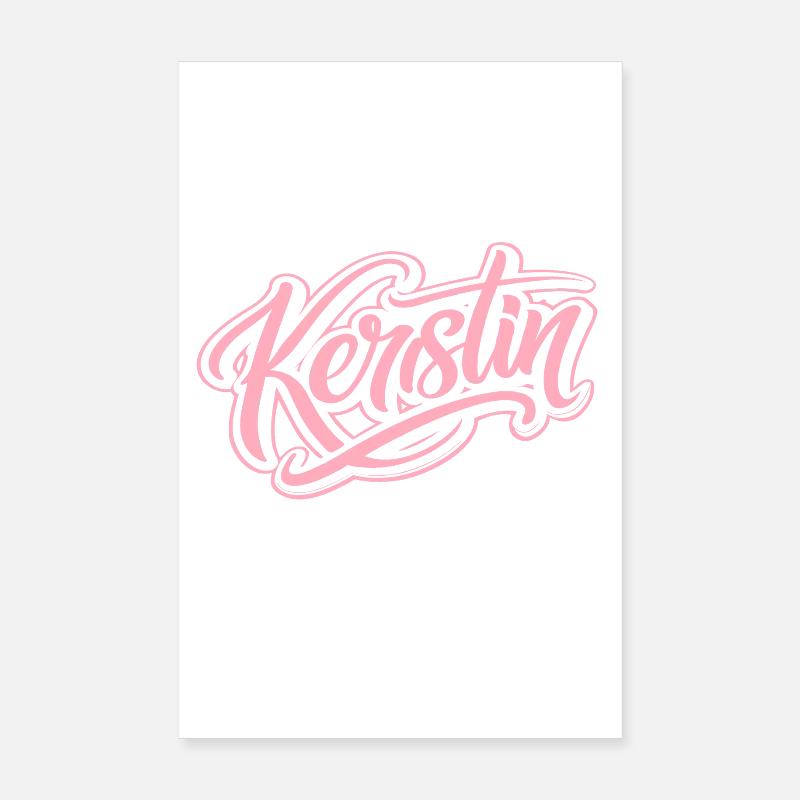 Let Kerstin do that - name day Poster 8" x 12" (20x30 cm)