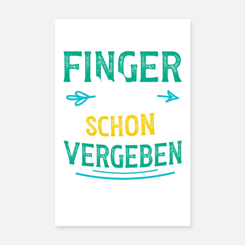 Malle HANDS OFF FORGIVEN Drôle Poster 20 x 30 cm