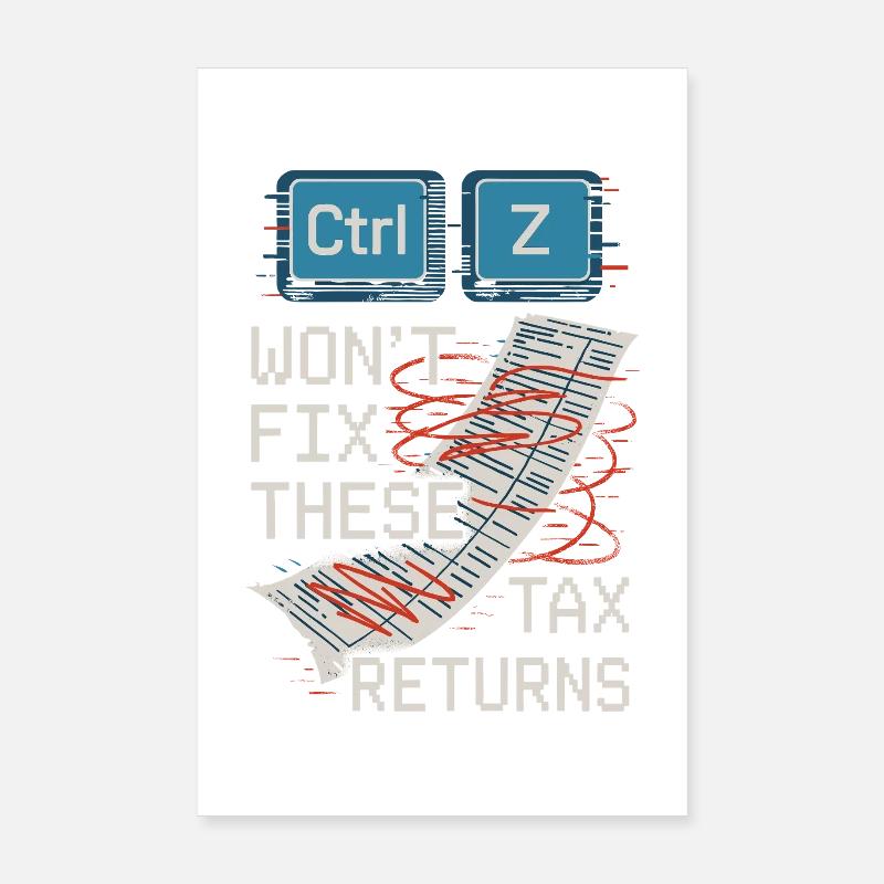 Buchhaltungsstudent Cpa Im Training Excel -witze Poster 20x30 cm
