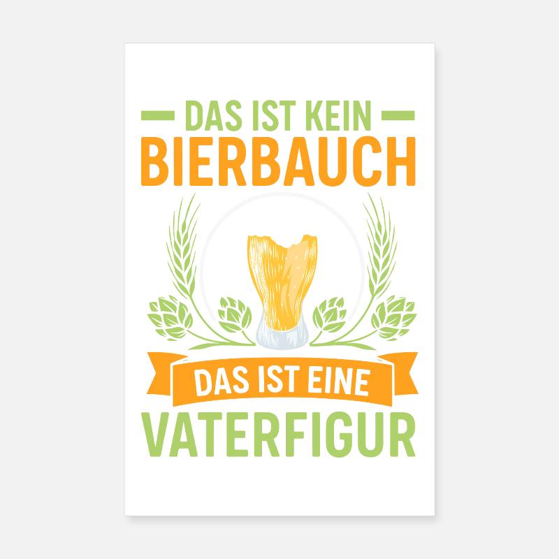 Bientôt papa CE N’EST PAS UN VENTRE DE BIÈRE, C’EST UN Poster 20 x 30 cm