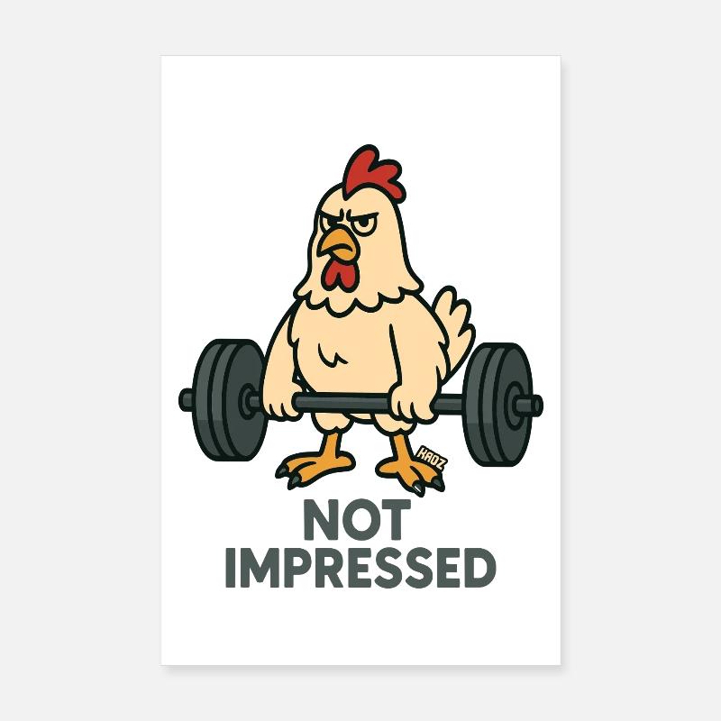 Hahn not impressed with weightlifting Poster 8" x 12" (20x30 cm)