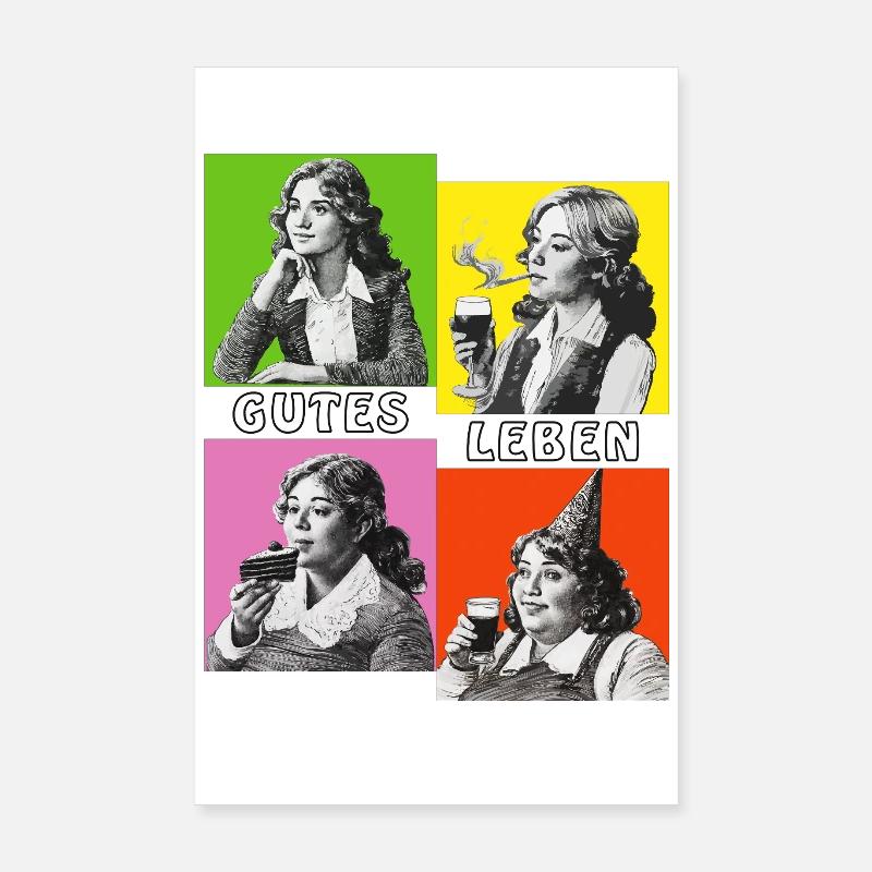 BELLE VIE Poster 20 x 30 cm