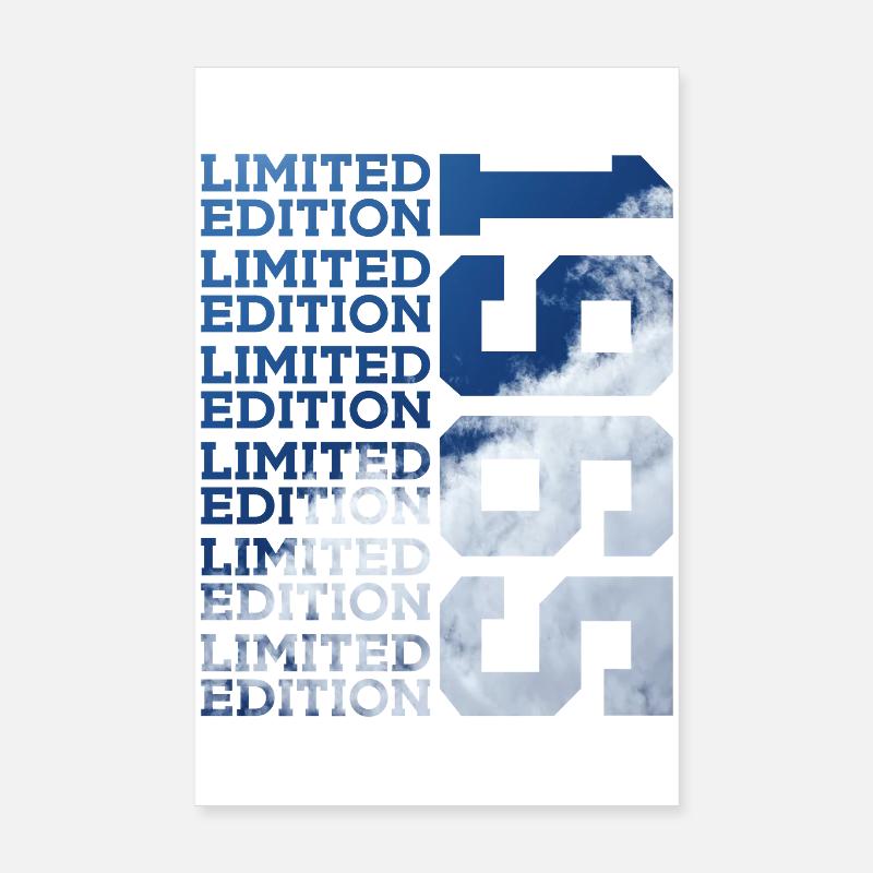61 ANS ÉDITION LIMITÉE 1965 61E ANNIVERSAIRE Poster 20 x 30 cm