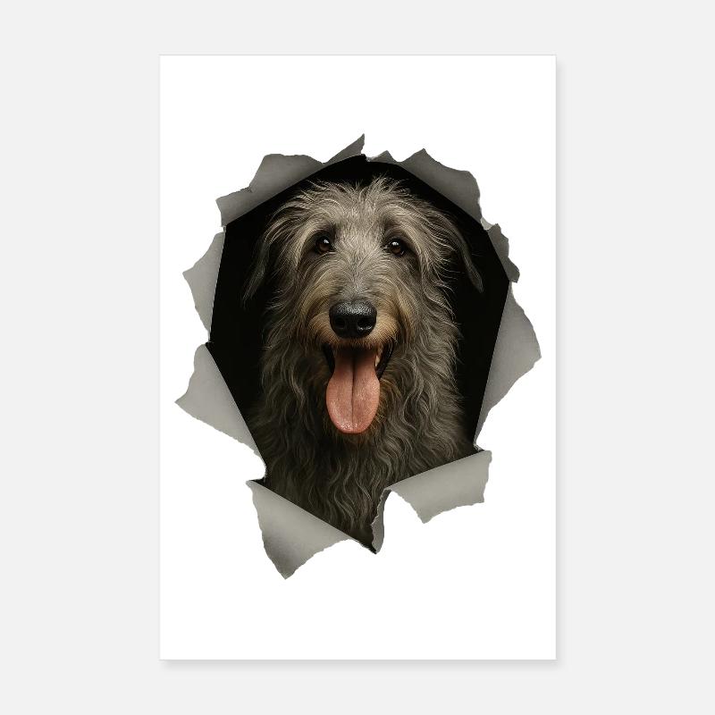 Scottish Deerhound Poster 20x30 cm