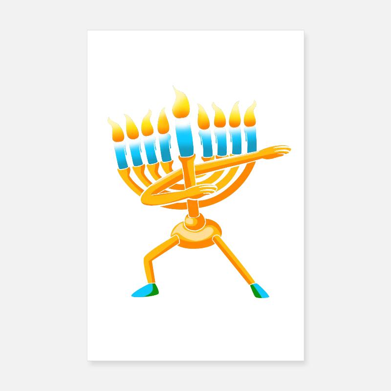 Hanoukka Hanoukka Hanoucca Poster 20 x 30 cm