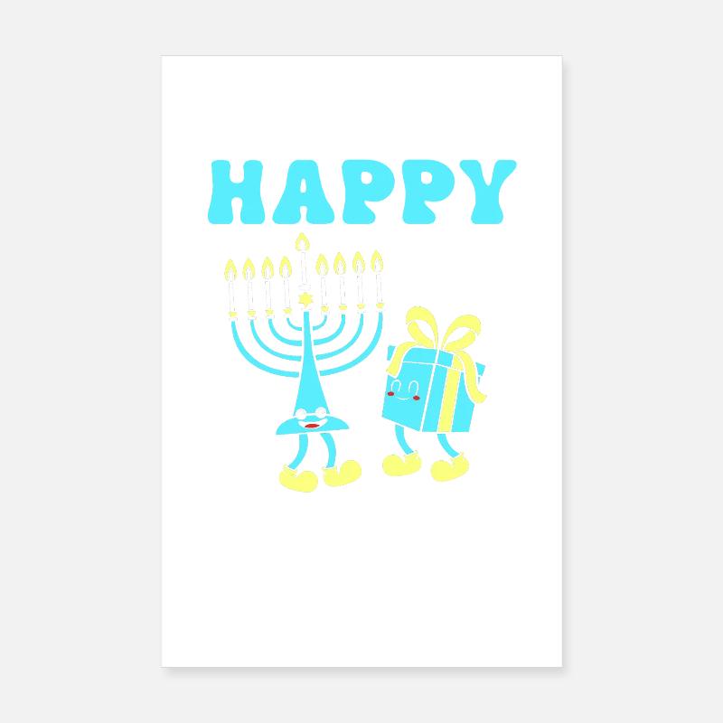 Hanoukka Hanoukka Hanoukka Poster 20 x 30 cm