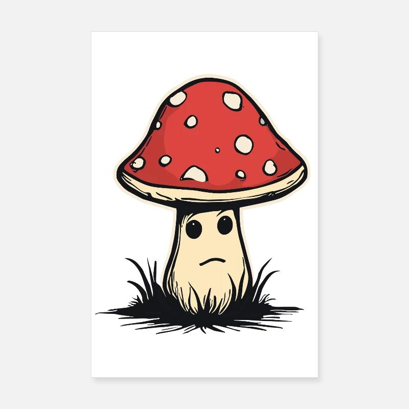 Sweet toadstool Poster 8" x 12" (20x30 cm)