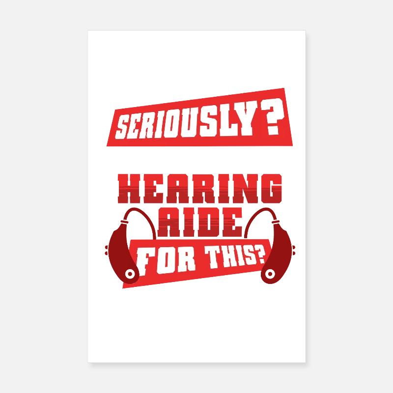 Deaf Deaf Hearing Impairment Poster 8" x 12" (20x30 cm)