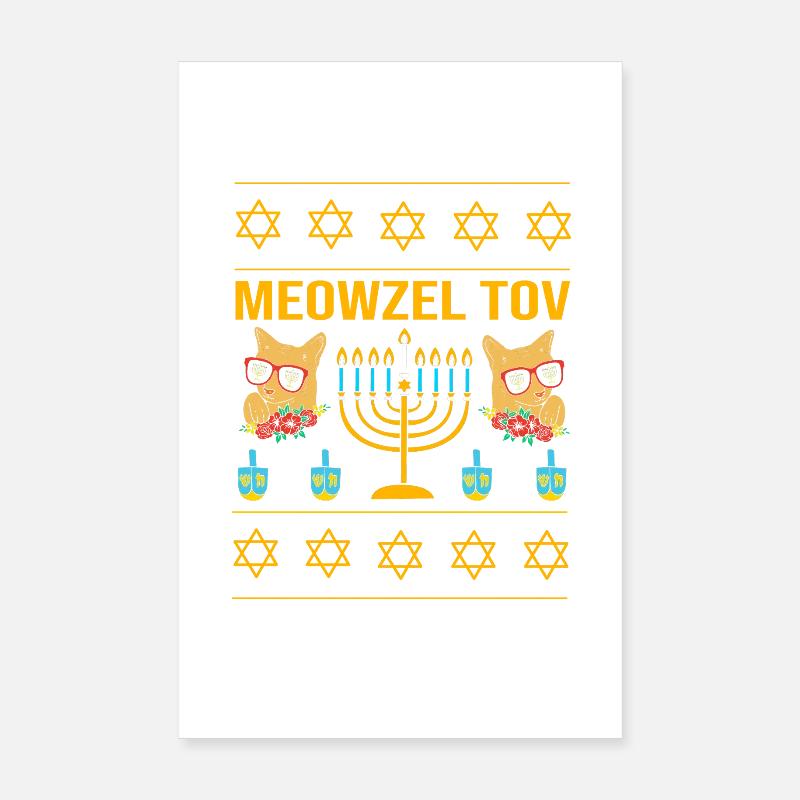 Hanoukka Hanoukka Hanoukka Poster 20 x 30 cm