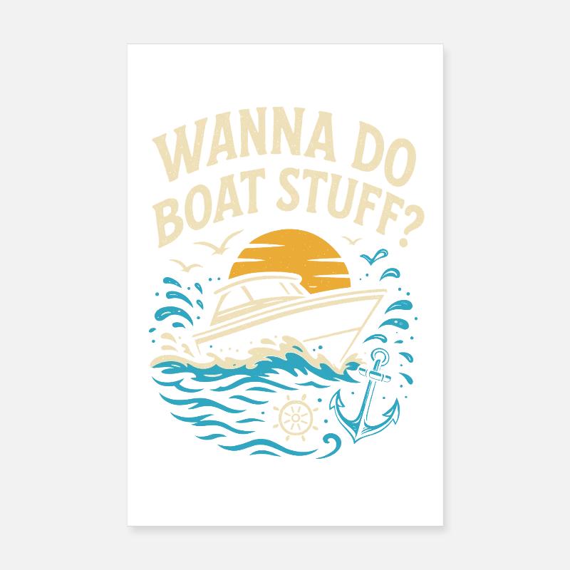 Voulez-vous faire du nautisme ? Poster 20 x 30 cm
