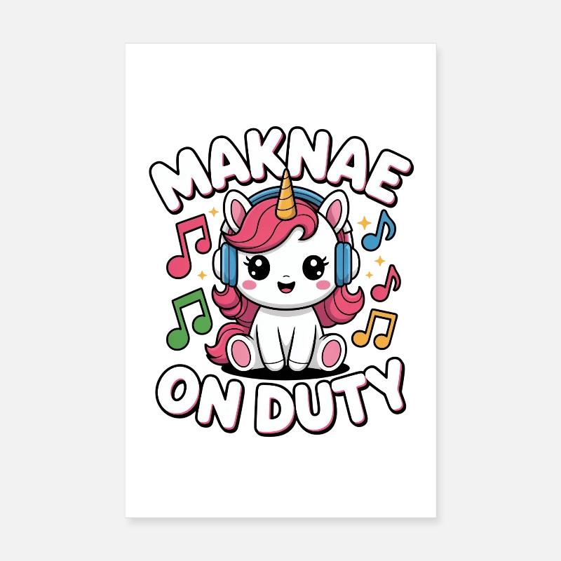 Fan de K-Pop Drôle Corée Maknae Poster 20 x 30 cm