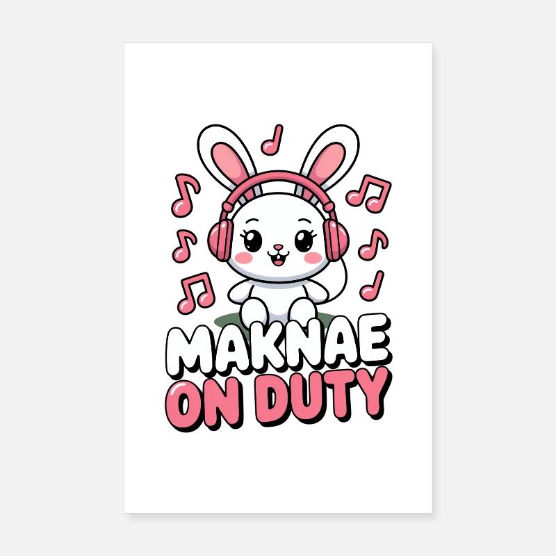 Fan de K-Pop Drôle Corée Maknae Poster 20 x 30 cm