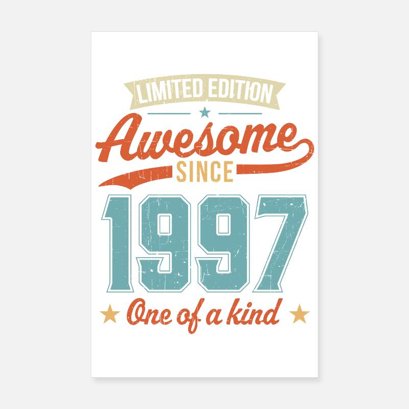 Génial depuis 1997 Poster 20 x 30 cm