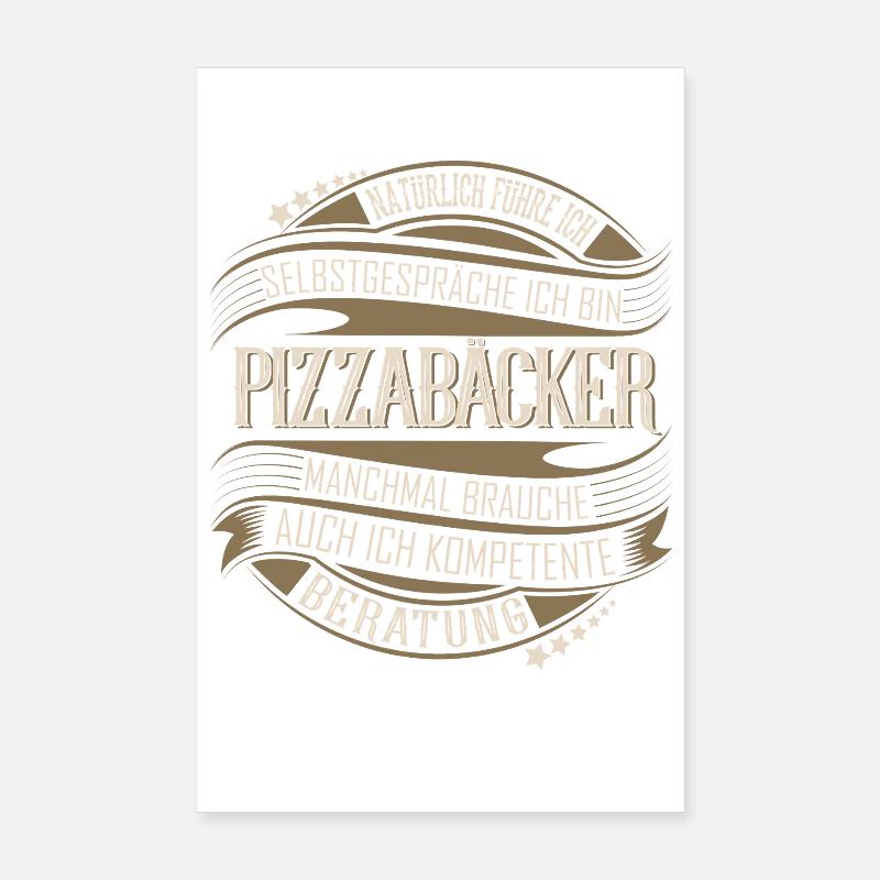 Pizza-boulanger Poster 20 x 30 cm