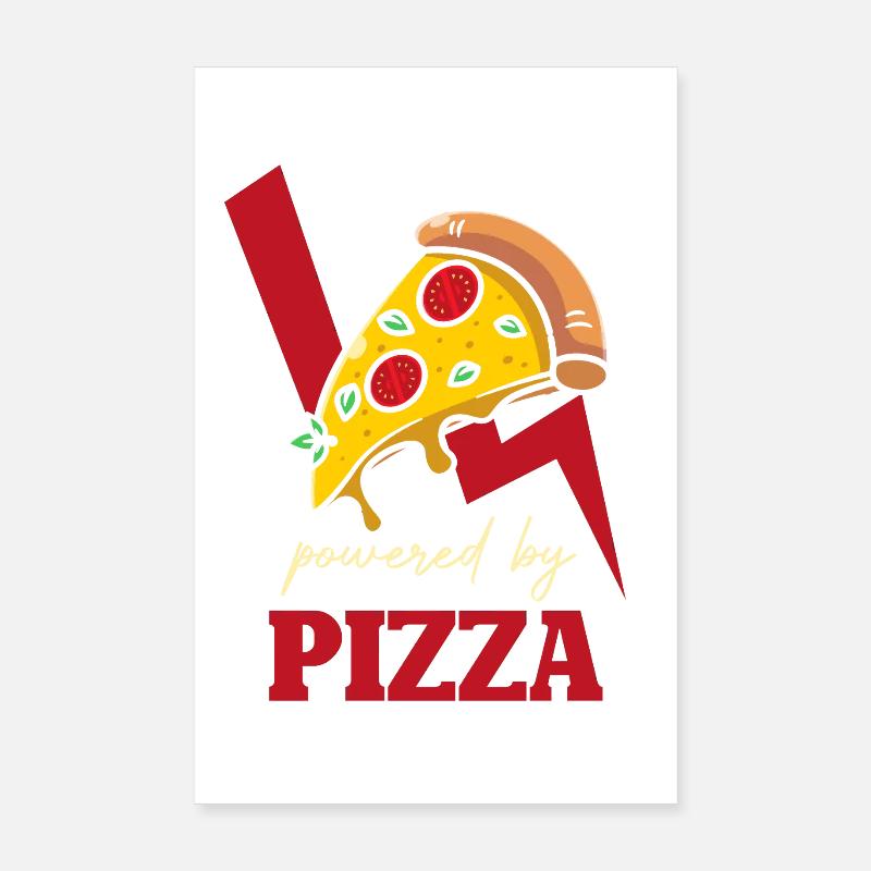 Power Pizza Blitz-Logo Poster 20x30 cm