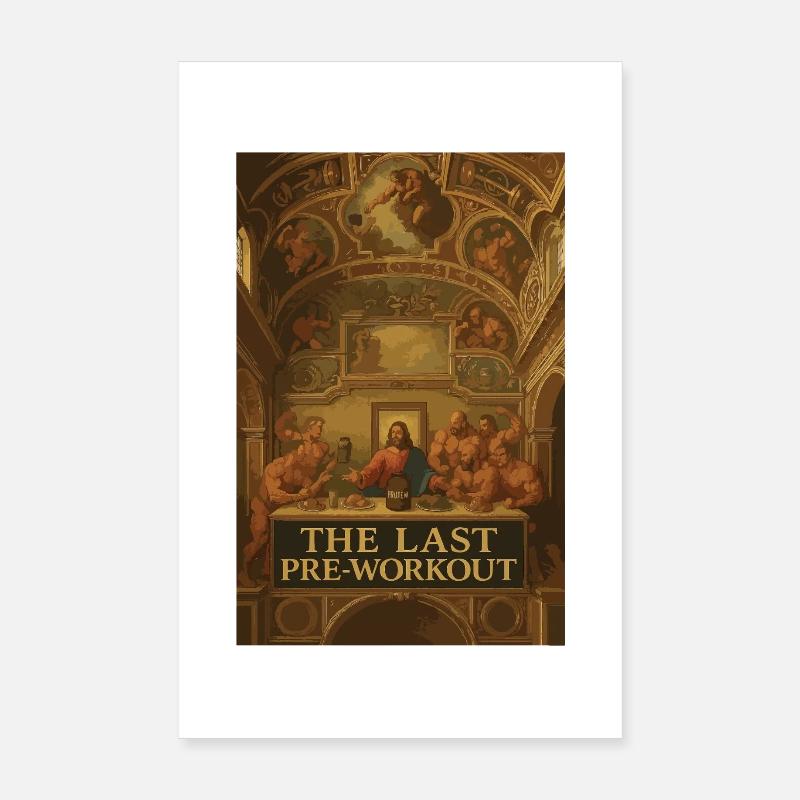 Das letzte Pre-Workout-Festmahl Poster 20x30 cm